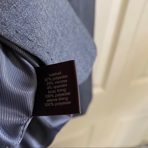 The Limited Collection Gray Button Front Blazer - Picture 4 of 7